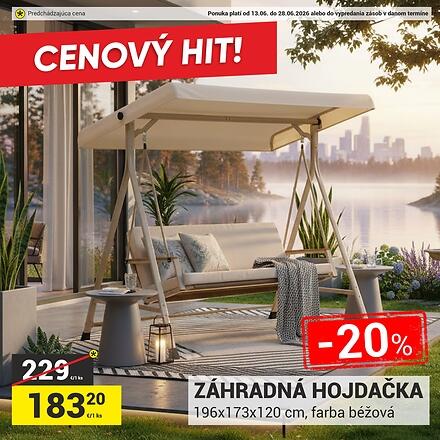 ZÁHRADNÁ HOJDAČKA - 13-28.06