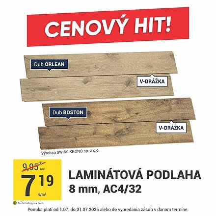 BILLBOARD - LAMINATOVE PODLAHY