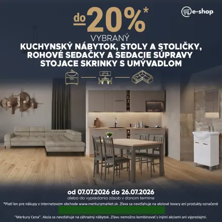VYBRANÝ  KUCHYNSKÝ NÁBYTOK, STOLY A STOLIČKY, ROHOVÉ SEDAČKY A SE