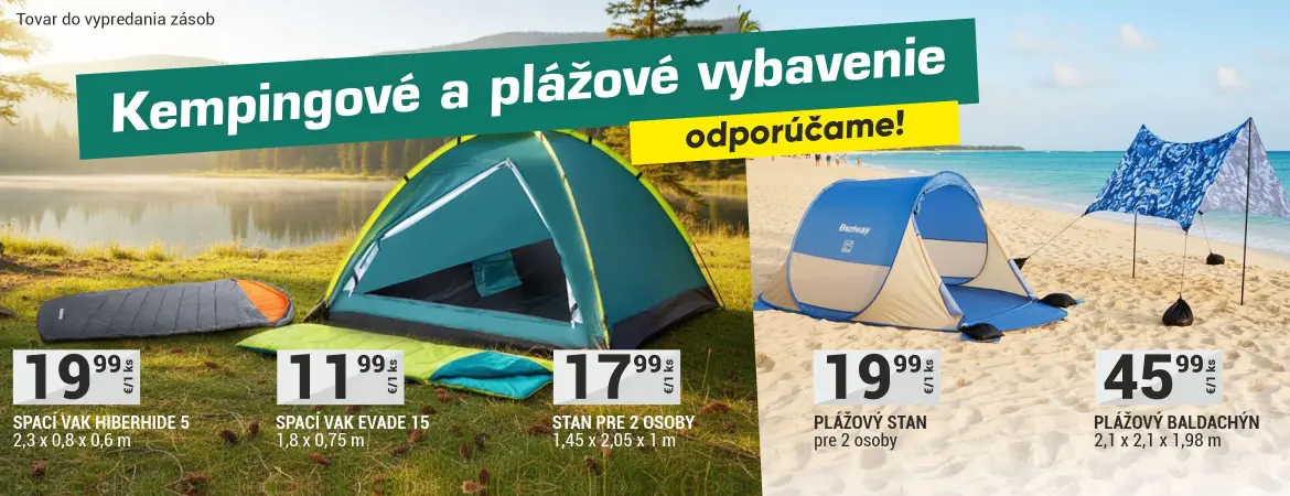 Kempingové a plážové vybavenie