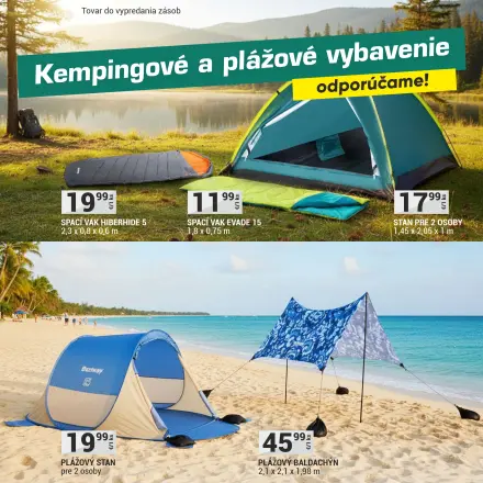 Kempingové a plážové vybavenie