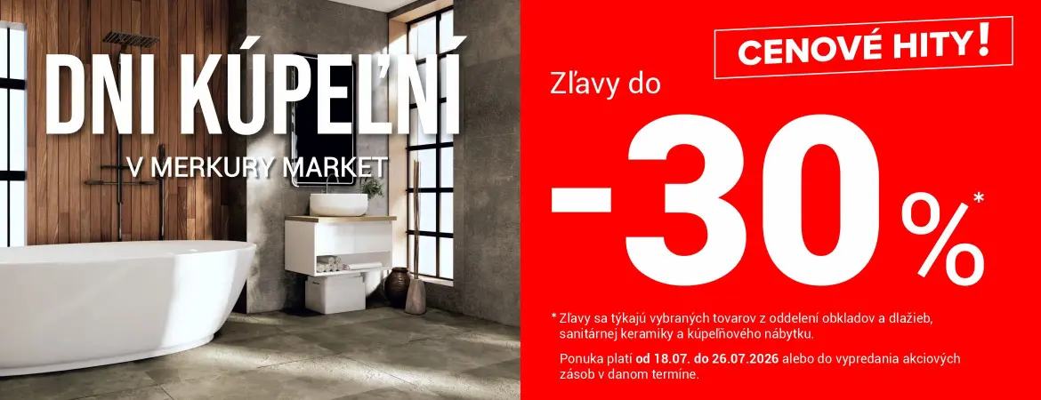 DNI KÚPEĽNÍ v Merkury Market