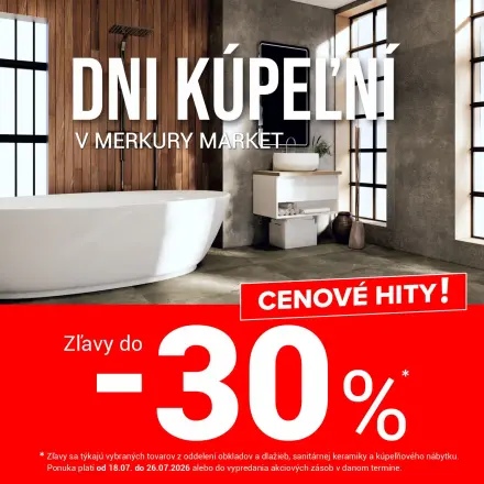 DNI KÚPEĽNÍ v Merkury Market