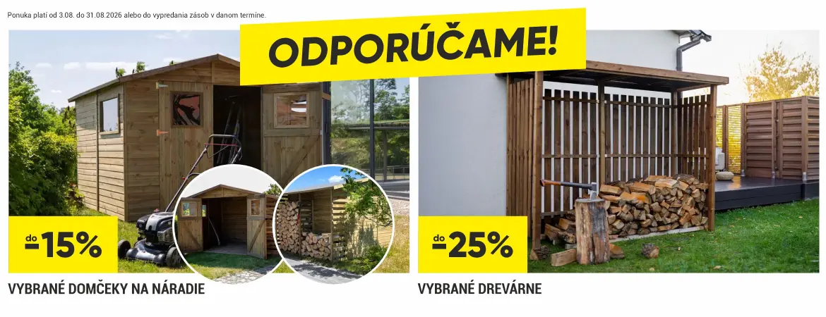 DREVARNE A DOMECKY