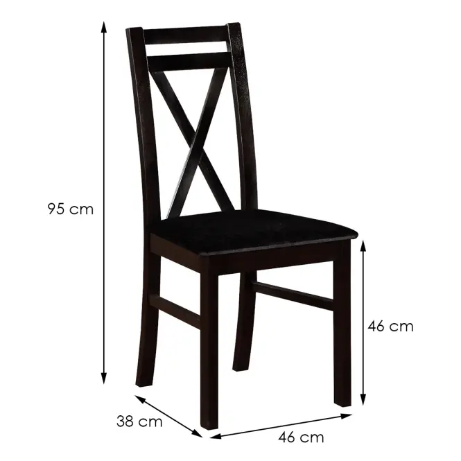 Stolička W114 čierna primo 8802,3