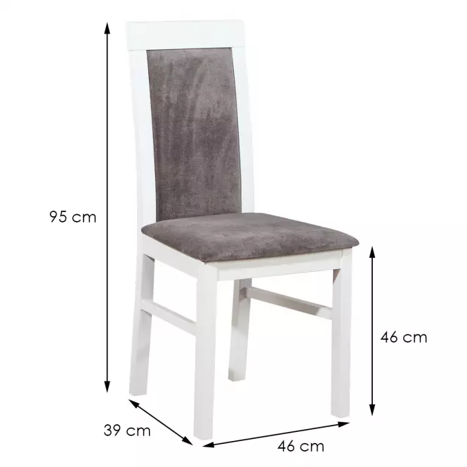 Stolička W118 biely newneapol 15,3