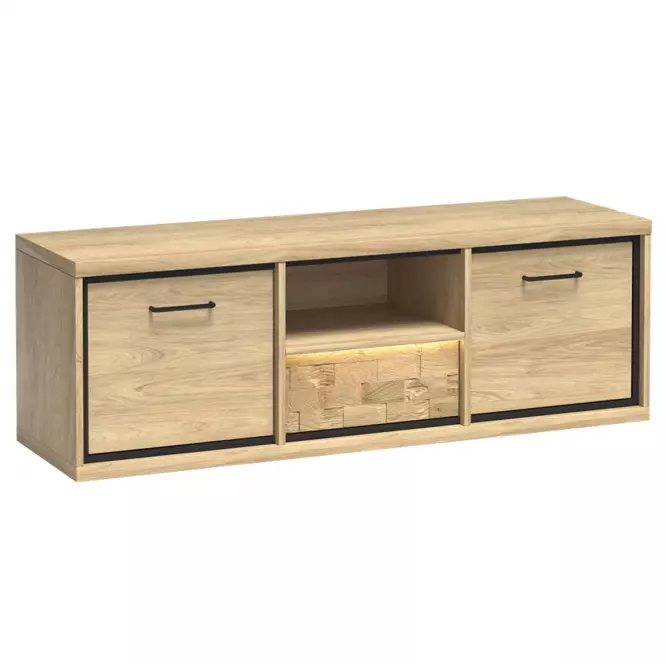 TV stolík M12 Mediolan Doska Natural Hikora,2