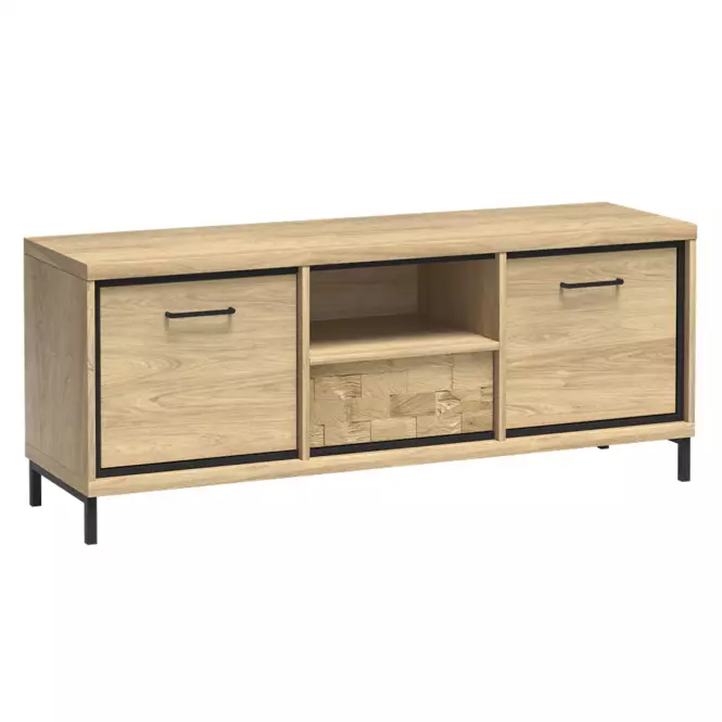 TV stolík M12 Mediolan Doska Natural Hikora,4