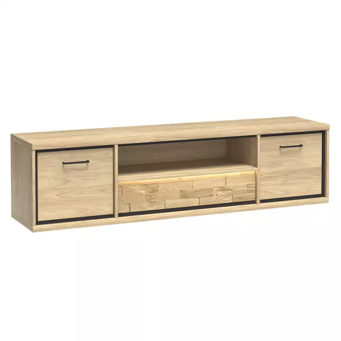 TV stolík M13 Mediolan Doska Natural Hikora,2