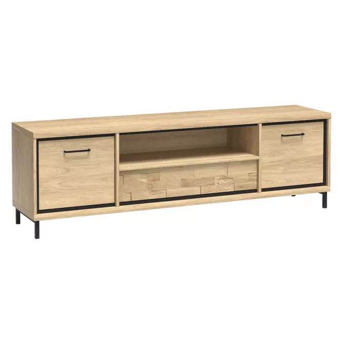 TV stolík M13 Mediolan Doska Natural Hikora,4