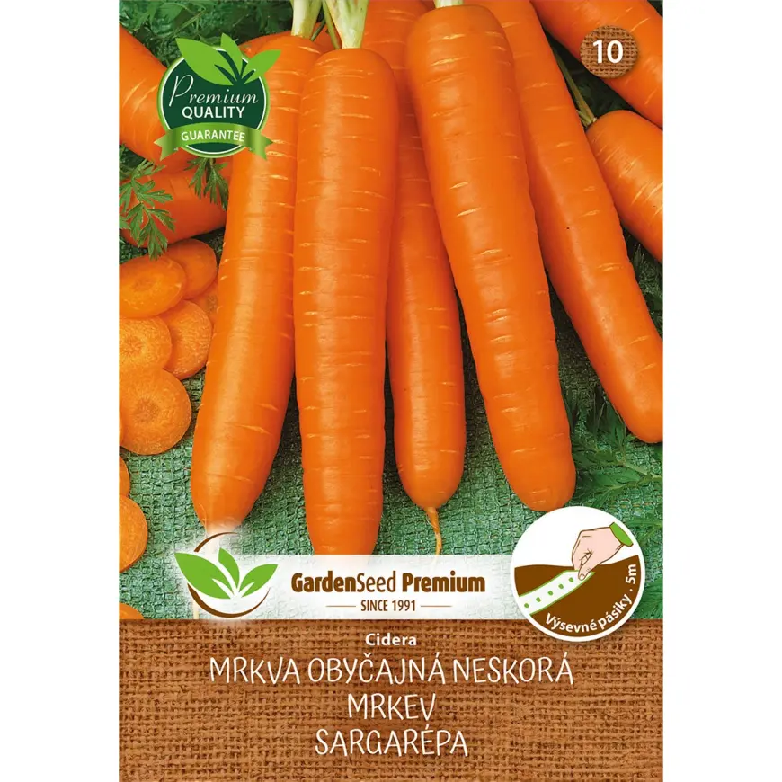 Cidera mrkva neskorá - výsevný pásik