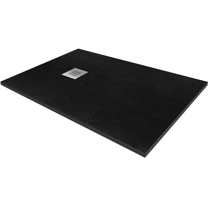 Rohová Vanička Opal 150/80/2,6 čierna