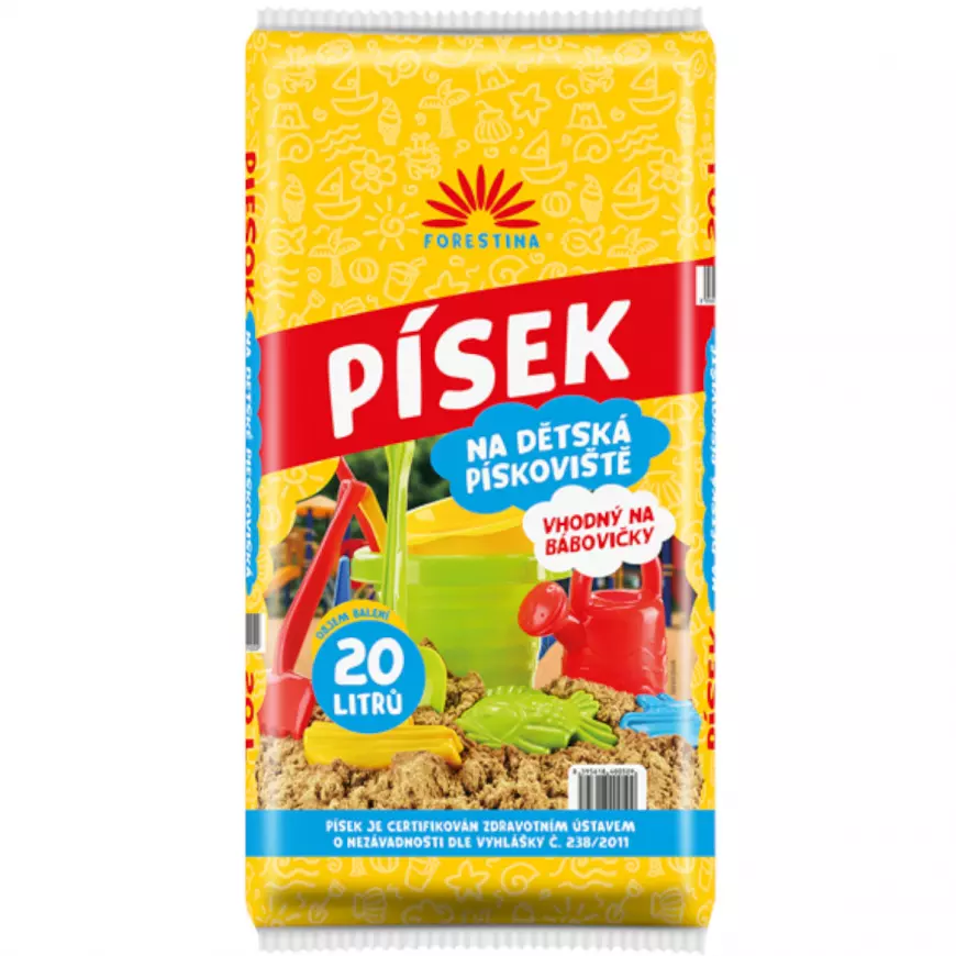 Piesok na detské pieskoviská 20 l