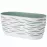Kvetináč Sahara Duo 35 cm biela + mäta
