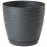 Sahara Petit okrúhly s podstavcom 15 cm antracit
