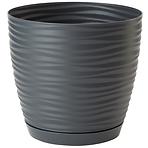 Sahara Petit okrúhly s podstavcom 23 cm antracyt