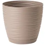 Sahara Petit okrúhly s podstavcom 23 cm taupe