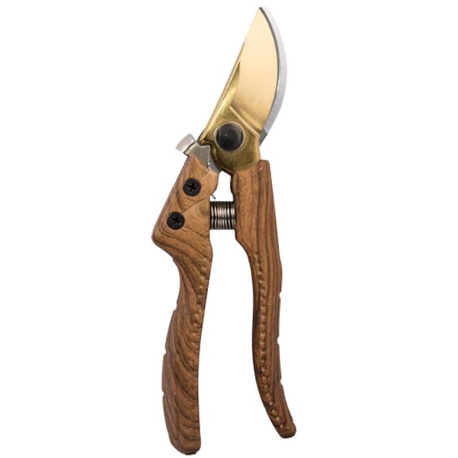 Záhradné nožnice V-SERIES, bypass, oceľ SK5, WOOD