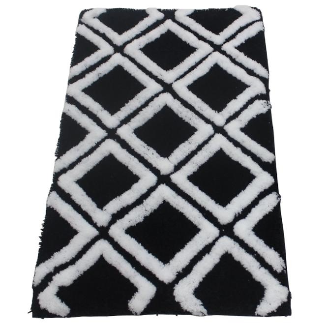 Sada koberčekov BM-1612 čierna 50X80+40X60,2