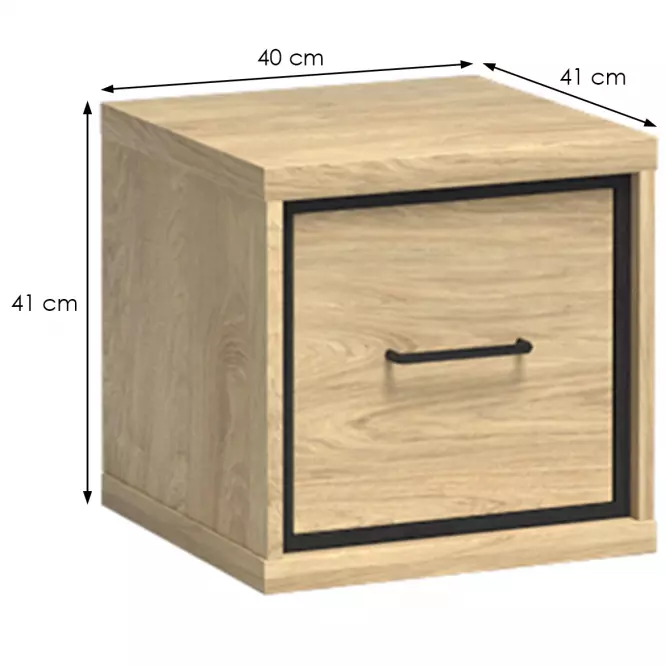 Nočný stolík Mediolan M16 natural hikora,2