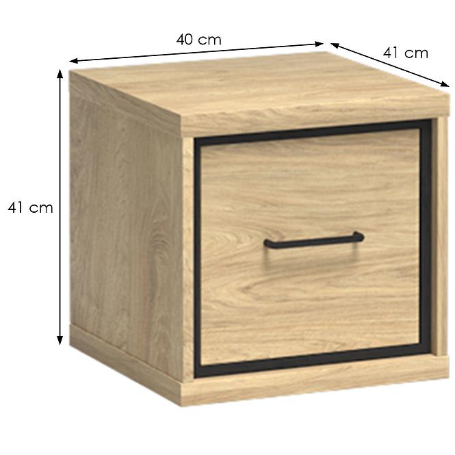 Nočný stolík Mediolan M16 natural hikora,2