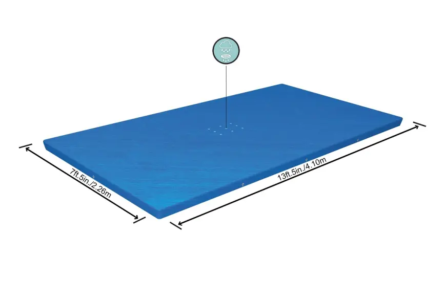 Krycia plachta na bazén 4,00×2,11 m 58107