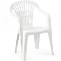 Plastová stolička Scilla biela