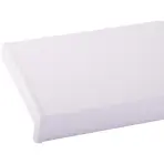 Parapet PVC  25x125 biela