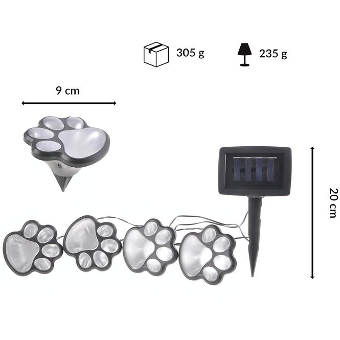 Solárna lampa Lapky ID-358212