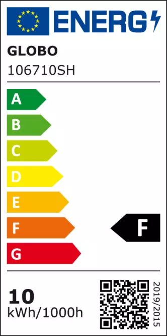 Žiarovka LED E27 106710SH RGB SMART 10W 3000-6000K,8