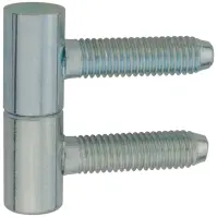 Záves 12x35 mm pozinkovaný biely 2 ks
