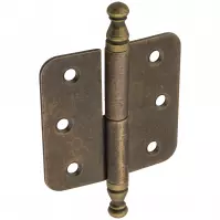 Nábytkový pánt, ozdobný, patina, pravý