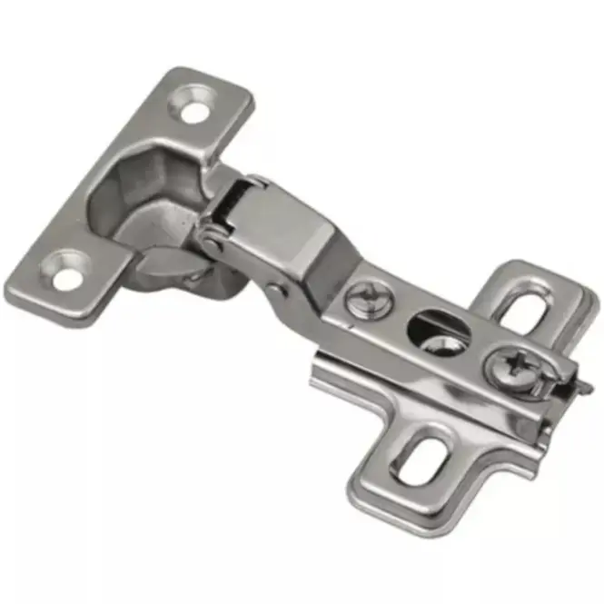 Záves 26 mm polonaložený + platnička 1 ks