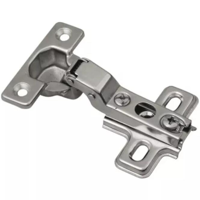 Záves 26 mm polonaložený + platnička 1 ks