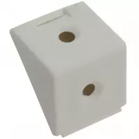 Spojovací uholník - biely  12 ks