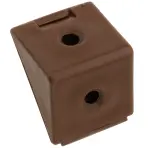 Spojovací uholník malý - hnedý 12 ks
