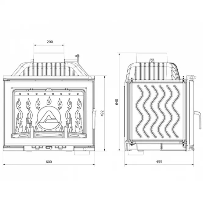 Krbová vložka W17 12.3KW EKO,2