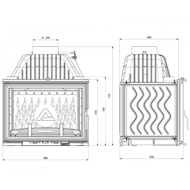 Krbová vložka W17 16.1 KW EKO DEKOR,3