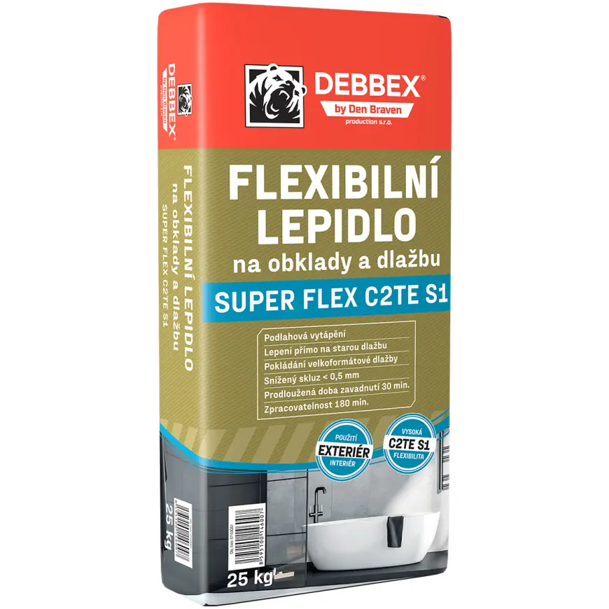 Den Braven Flexibilné lepidlo Super Flex C2TE S1 25 kg