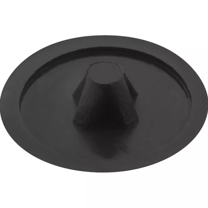 Plastová krytka 12 mm čierna 40 ks