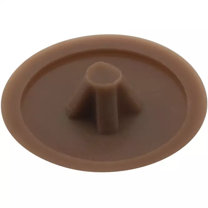 Plastová krytka 12 mm tmavý dub 40 ks