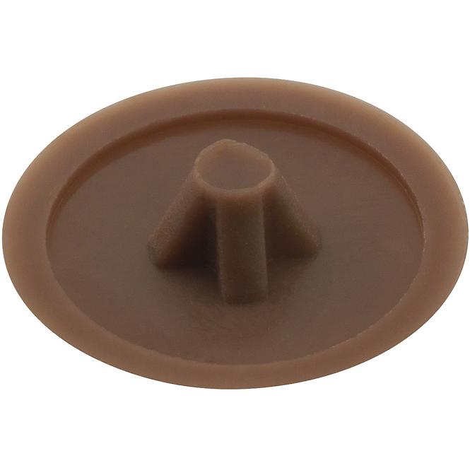 Plastová krytka 12 mm tmavý dub 40 ks