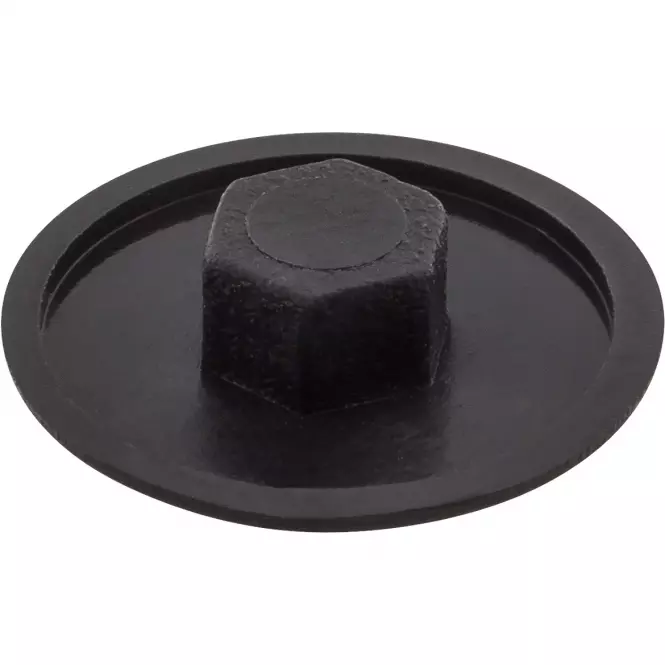 Plastová krytka 12 mm čierna 100 ks