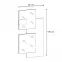 Zrkadlo  Easy TYP01 wotan/biely,3