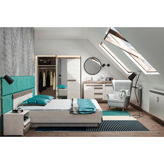 TV stolík Blanco 10 128 borovica snežná/new grey,12