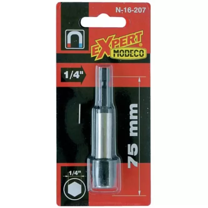 Modeco Úchyt 1/4 so silným magnetom umožňujúci presné vedenie skrutiek 75mm