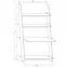 Písací stôl Rack Biely,2