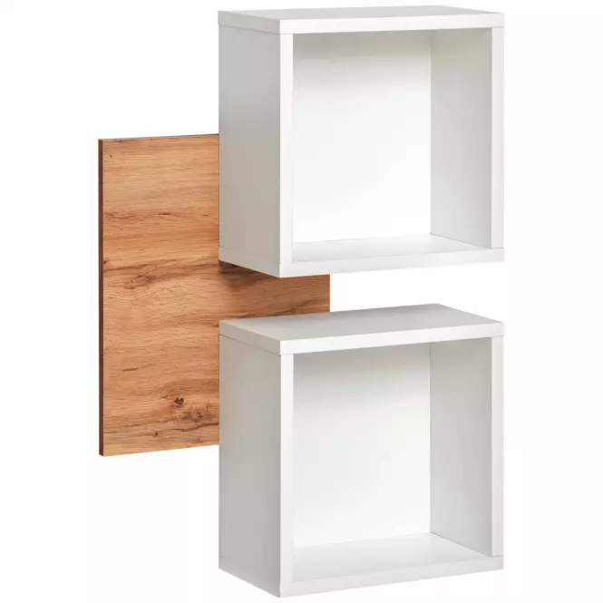 Polička Easy TYP04 wotan/biely,2