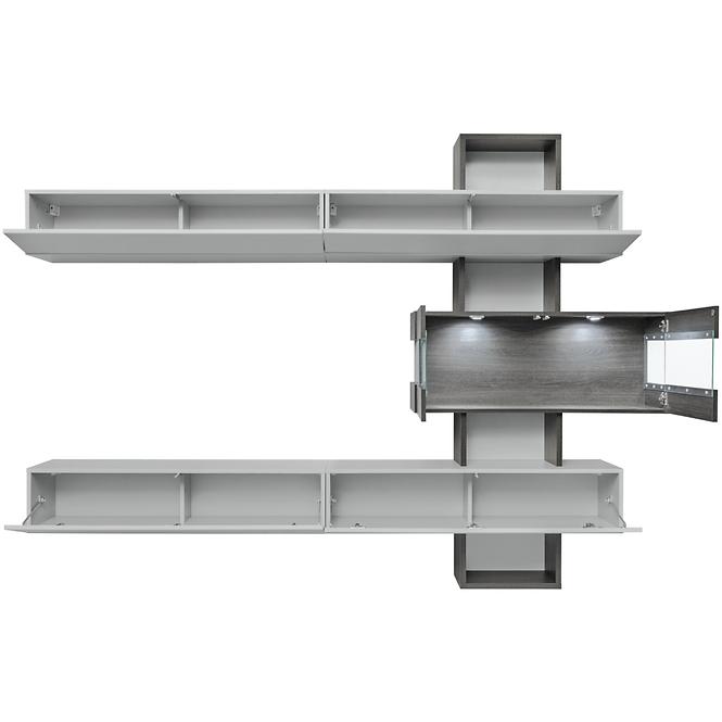Obývacia stena Tokyo grafit/perla gray,4