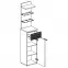 Gustavo kabinet TYPB+C  Dub Wellington/biely,4